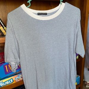 Brandy Melville Striped Graphic T